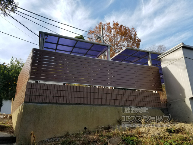 神奈川県鎌倉市ののフェンス・柵 ジオーナフェンスYS型 フリーポールタイプ 施工例