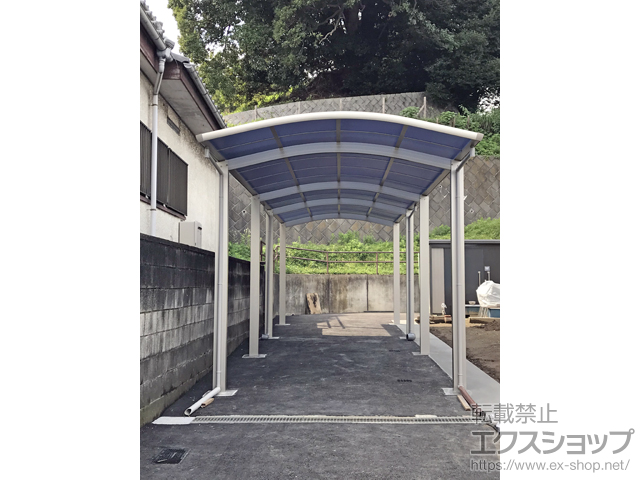 神奈川県横浜市ののカーポート レイナワンポートグラン 縦連棟　積雪〜20cm対応 施工例