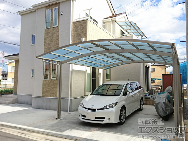埼玉県桶川市ののカーポート レイナツインポートグラン　積雪〜20cm対応 施工例