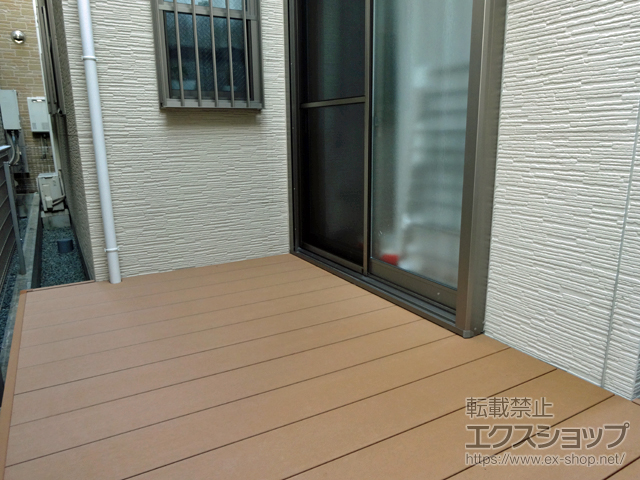 兵庫県尼崎市ののウッドデッキ リウッドデッキ 200 施工例