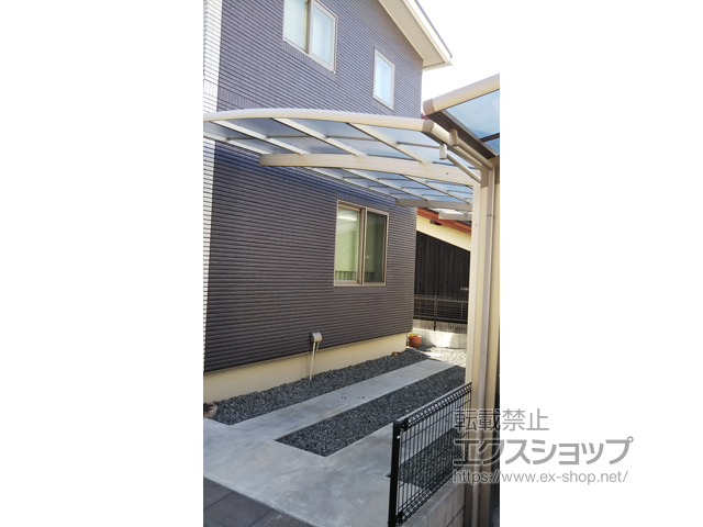 兵庫県加古川市ののカーポート レイナポートグラン 延長　積雪〜20cm対応 施工例