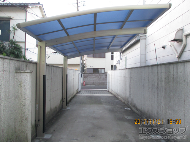 東京都文京区ののカーポート レイナポートグラン　積雪〜20cm対応 施工例