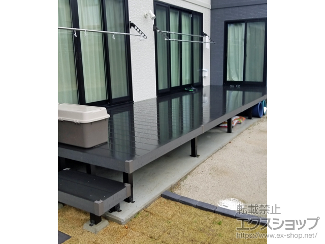 福岡県福岡市ののウッドデッキ リウッドデッキ 200 施工例