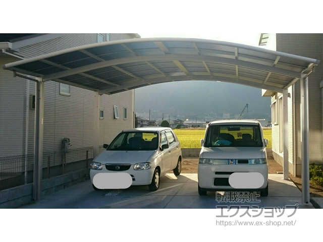 奈良県御所市ののカーポート レイナツインポートグラン　積雪〜20cm対応 施工例
