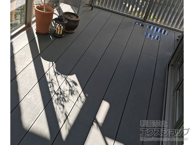 東京都練馬区ののウッドデッキ バルコニー用 リウッドデッキ200 施工例
