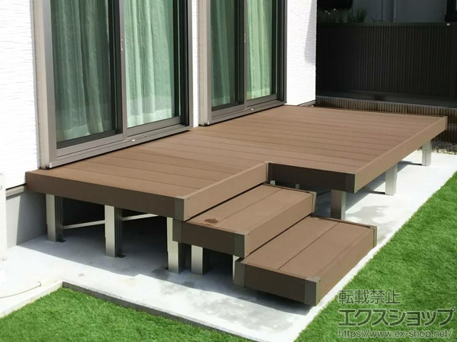 千葉県袖ケ浦市ののストックヤード リウッドデッキ 200 施工例