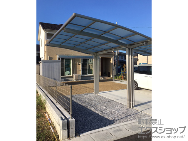 岐阜県岐阜市ののカーポート レイナポートグラン　積雪〜20cm対応 施工例