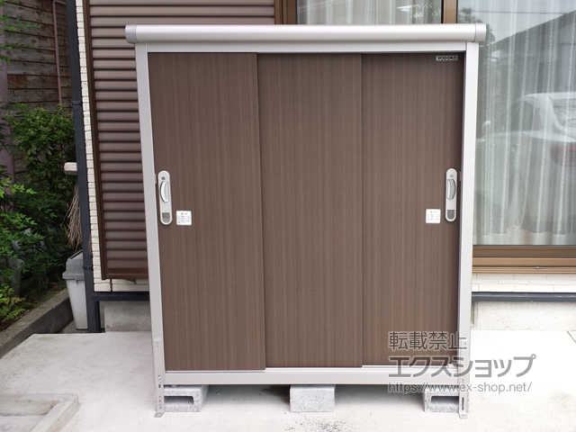 宮崎県宮崎市のの物置・屋外倉庫 エスモ 一般型 1350×650×1501 ESE-1306E-DW 施工例