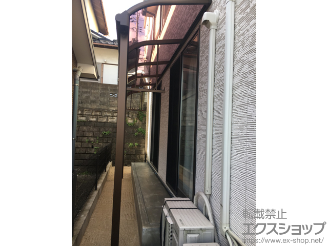 広島県広島市ののテラス屋根 ヴェクターテラス R型 テラスタイプ 単体 積雪〜20cm対応 施工例