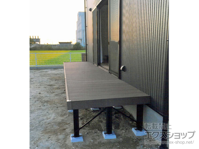 佐賀県佐賀市ののウッドデッキ リウッドデッキ 200 施工例