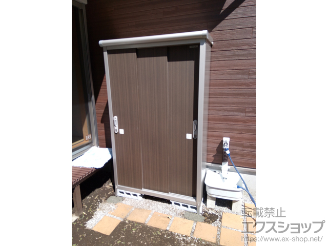 神奈川県横浜市のの物置・屋外倉庫 エスモ 一般型 (ESE-1205A-DW) 施工例