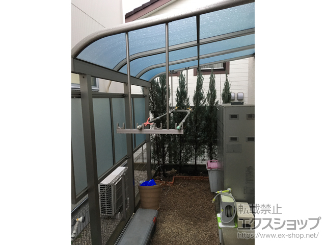 福岡県福岡市ののテラス屋根 ヴェクターテラス R型 テラスタイプ 単体 積雪〜20cm対応 施工例
