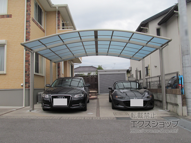 栃木県宇都宮市ののカーポート レイナツインポートグラン　積雪〜20cm対応 施工例