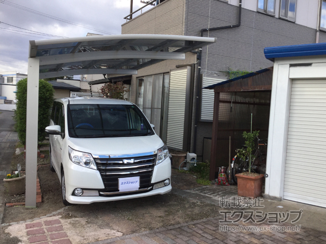 岐阜県本巣市ののカーポート プレシオスポート 積雪〜20cm対応 施工例