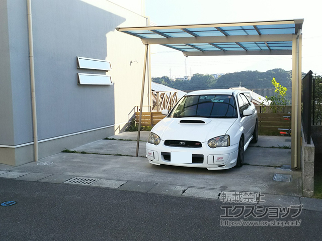 鹿児島県鹿児島市ののカーポート セルフィ 積雪〜20cm対応 施工例