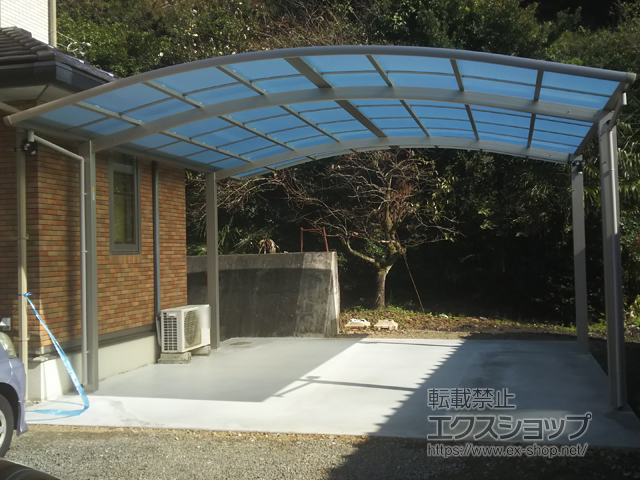 静岡県藤枝市ののカーポート レイナツインポートグラン　積雪〜20cm対応 施工例