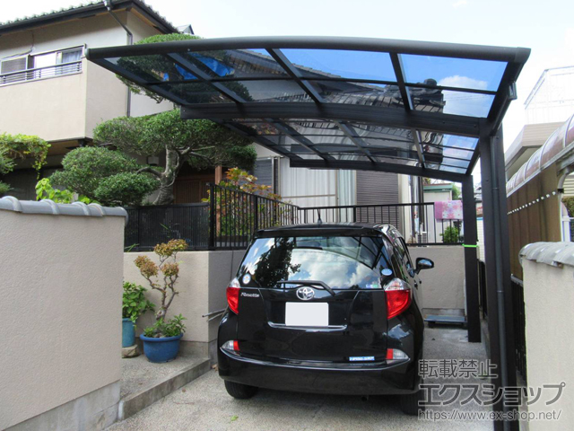 兵庫県西宮市ののカーポート レイナポートグラン　積雪〜20cm対応 施工例