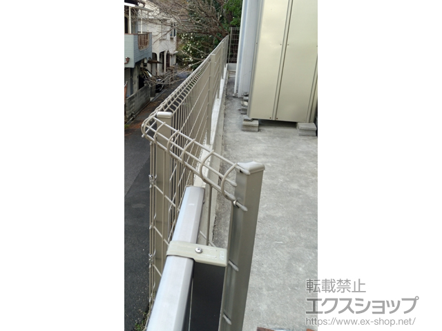 兵庫県神戸市ののフェンス・柵 ハイグリッドフェンスUF8型 フリーポールタイプ 施工例