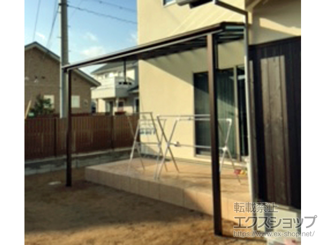 兵庫県姫路市ののテラス屋根 ヴェクターテラス F型 テラスタイプ 単体 積雪〜20cm対応 施工例