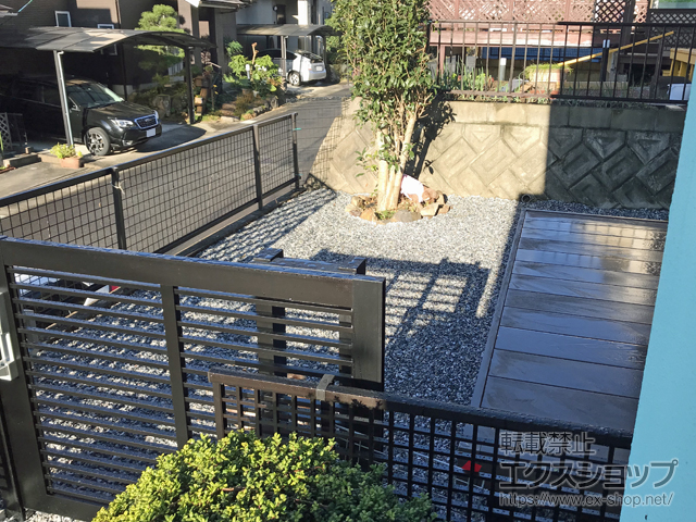 岐阜県土岐市のの門扉 アーキスライドA型 13-10 施工例