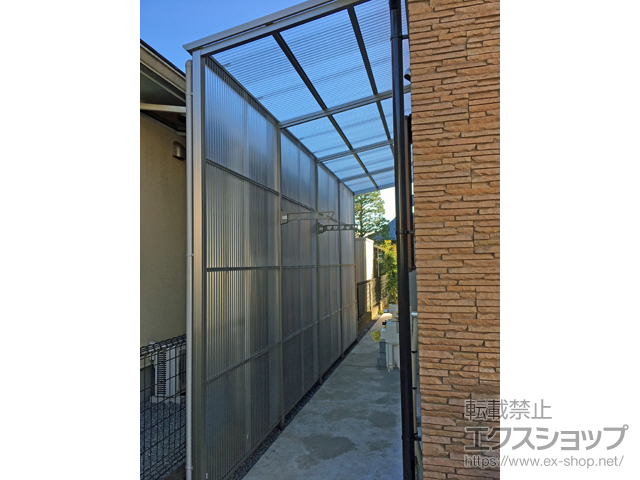 栃木県下野市ののストックヤード ストックヤードII オープンタイプ 積雪〜20cm対応 施工例