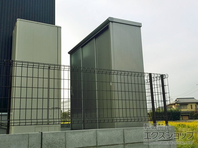 兵庫県神崎郡福崎町のの物置・屋外倉庫 エスモ 一般型 1950×650×1959 ESE-1906A-SS 施工例