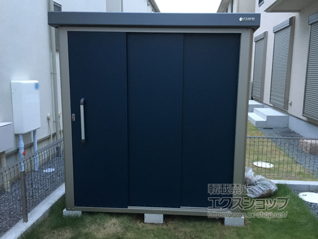 茨城県守谷市のの物置・屋外倉庫 エスケーエイト SK8-50 一般型 1800×800×1940 SK8-50-SB 施工例