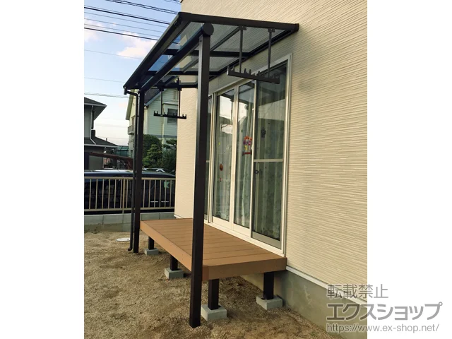 広島県福山市のYKKAPのウッドデッキ リウッドデッキ 200 施工例