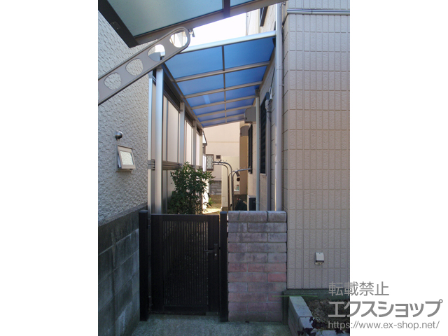 和歌山県岩出市ののテラス屋根 ヴェクターテラス F型 テラスタイプ 単体 積雪〜20cm対応 施工例