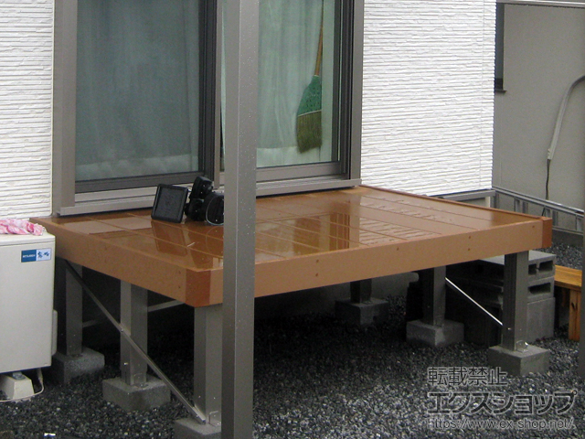 熊本県熊本市ののウッドデッキ リウッドデッキ 200 施工例