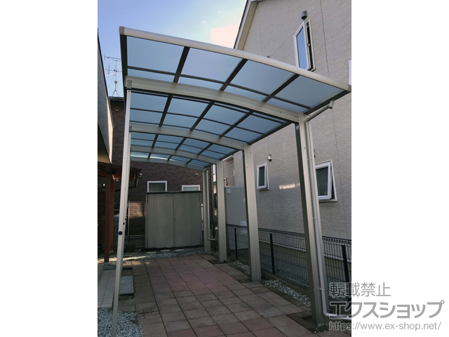宮城県柴田郡大河原町ののカーポート レイナポートグラン50 延長 積雪〜50cm対応 施工例