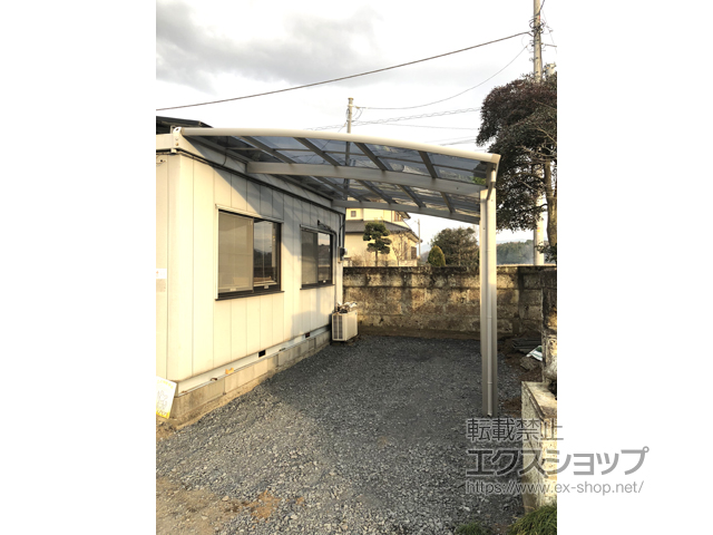 茨城県筑西市ののカーポート レイナポートグラン　積雪〜20cm対応 施工例