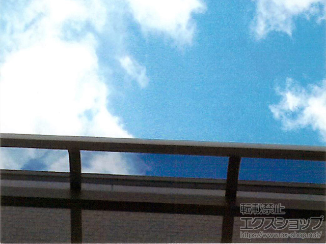 大阪府豊中市ののバルコニー・ベランダ屋根 スピーネ R型 屋根タイプ 単体 積雪〜20cm対応 施工例