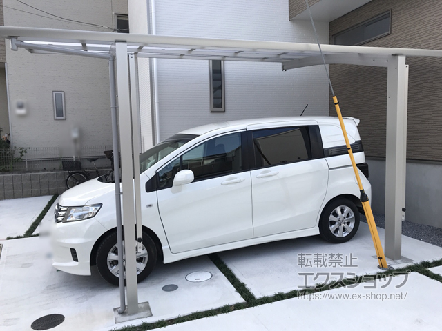 千葉県流山市ののカーポート プレシオスポート 積雪〜20cm対応 施工例