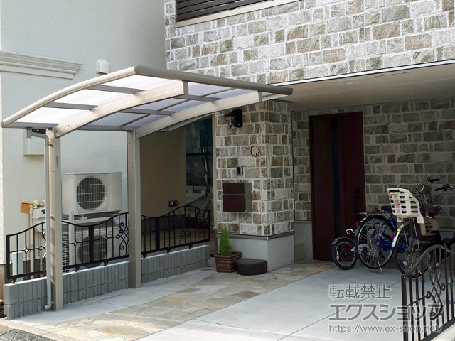 東京都板橋区ののサイクルポート・駐輪場 プレシオスポート ミニ 積雪〜20cm対応 施工例