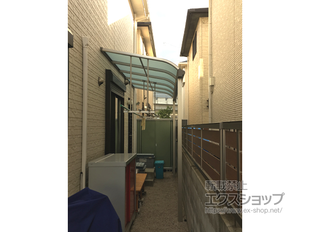 福岡県北九州市ののテラス屋根 ヴェクターテラス R型 テラスタイプ 単体 積雪〜20cm対応 施工例