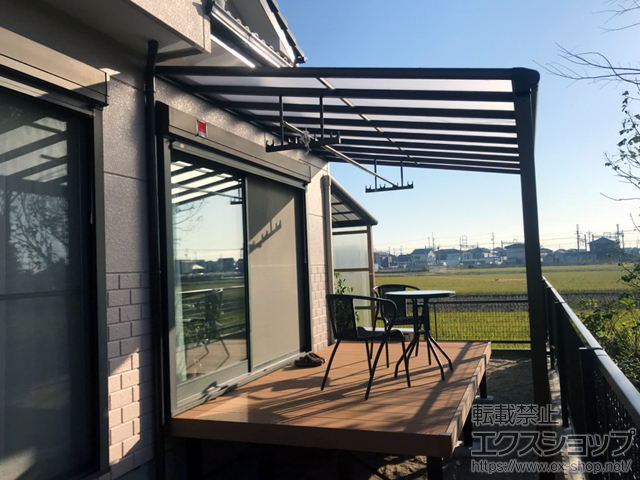 三重県鈴鹿市ののウッドデッキ リウッドデッキ 200 施工例