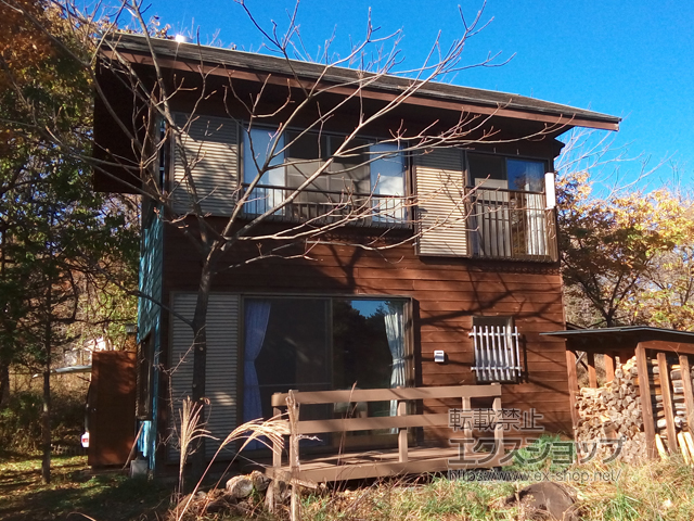 山梨県北杜市ののウッドデッキ リウッドデッキ 200 施工例