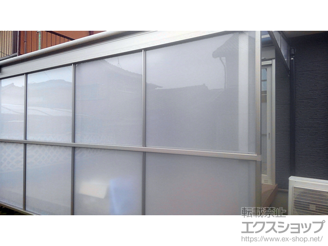 愛知県小牧市ののテラス屋根 スピーネ F型 1500 テラスタイプ 単体 積雪〜50cm対応 施工例