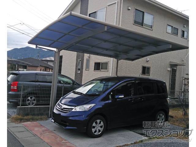 福岡県飯塚市ののカーポート レイナポートグラン　積雪〜20cm対応 施工例