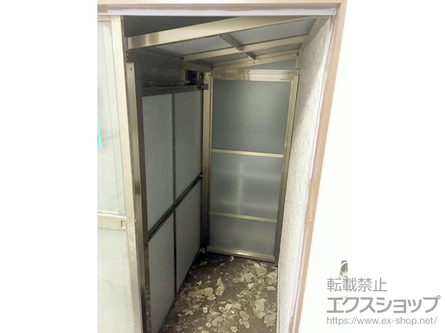 神奈川県横浜市ののストックヤード スピーネストックヤードF型 ヤード仕様 ※2面囲い納まり 施工例