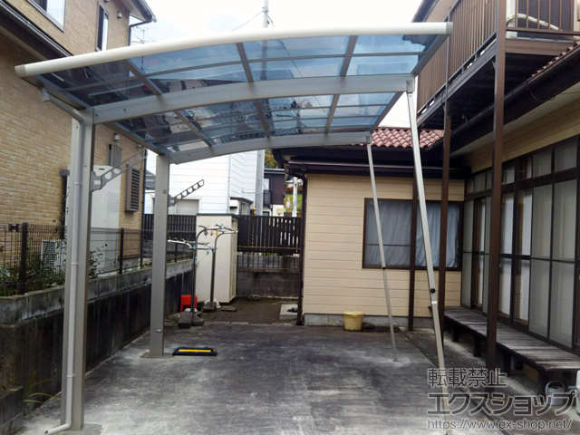 宮城県岩沼市ののカーポート レイナポートグラン　積雪〜20cm対応 施工例