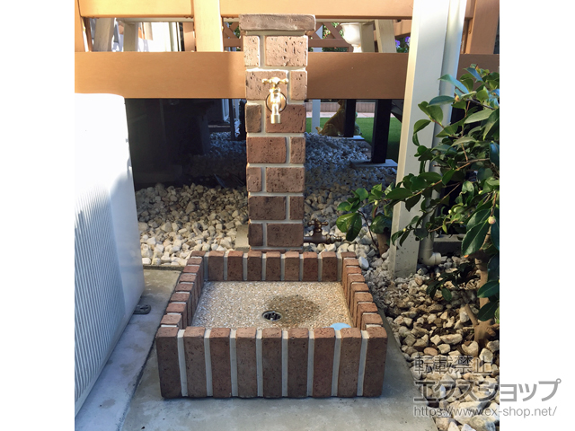 埼玉県鴻巣市のの立水栓・ガーデンシンク ネオキャスティ ＃01 施工例