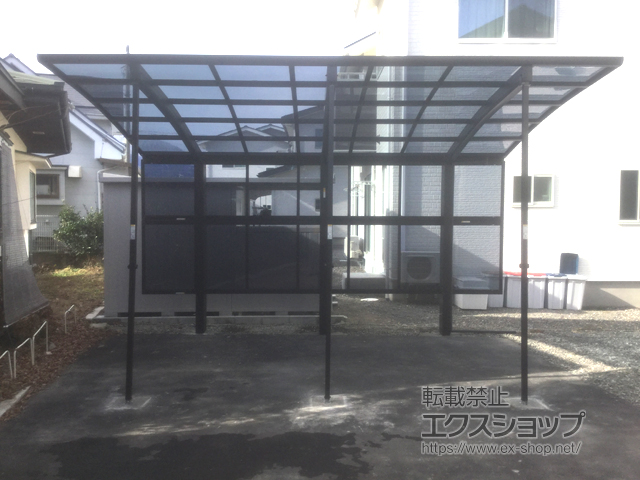長野県安曇野市ののカーポート レイナポートグラン50 積雪〜50cm対応 施工例