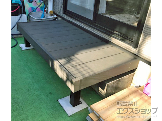 埼玉県春日部市ののウッドデッキ リウッドデッキ 200 施工例