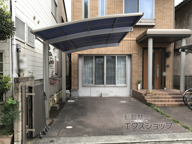 群馬県前橋市ののカーポート プレシオスポート 積雪〜20cm対応 施工例