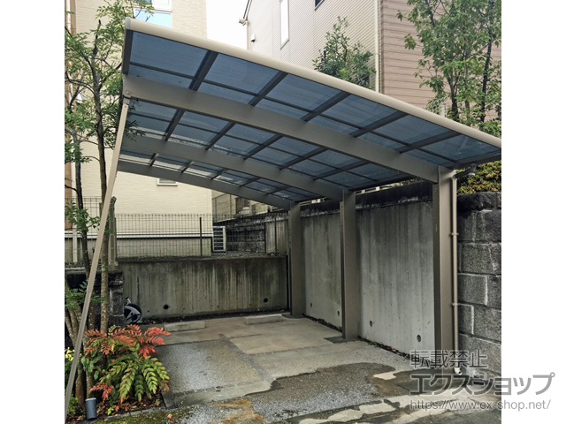 神奈川県川崎市ののカーポート カムフィエースZ 積雪〜50cm対応 施工例