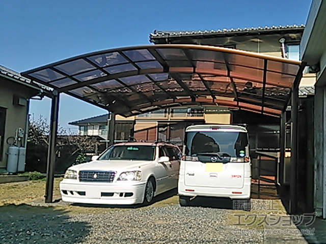 埼玉県本庄市ののカーポート レイナツインポートグラン　積雪〜20cm対応 施工例