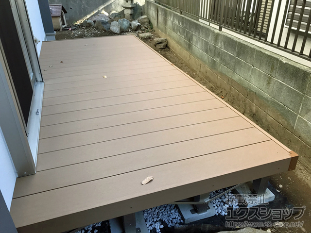 神奈川県横浜市ののウッドデッキ リウッドデッキ 200 施工例