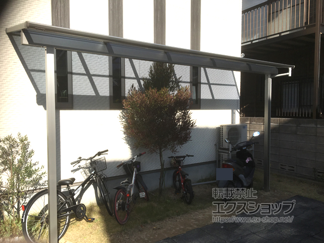 福岡県北九州市ののテラス屋根 ヴェクターテラス F型 テラスタイプ 単体 積雪〜20cm対応 施工例